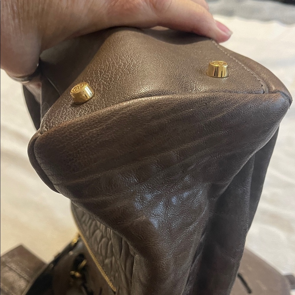 Vintage Tory Burch  Brown Leather 797 messenger bag - Picture 11 of 14